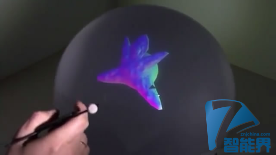 Spheree投影系統：可投射360度3D模型影像
