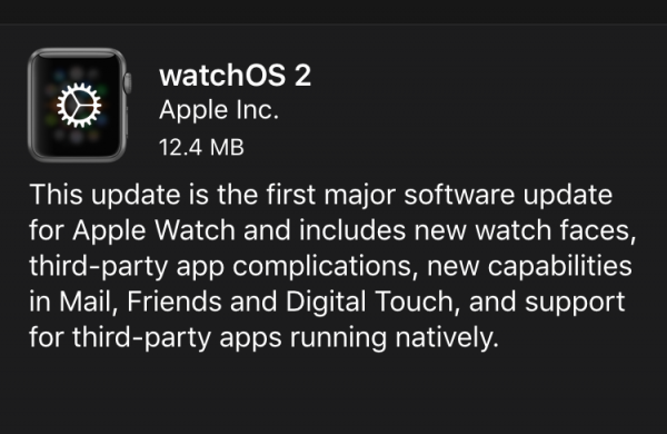 watchOS 2 正式版推送來臨，你的Apple Watch升級了嗎？