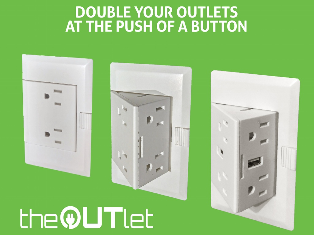 【智能界大百科】theOUTlet彈出式墻插：解決插座不夠用的問題