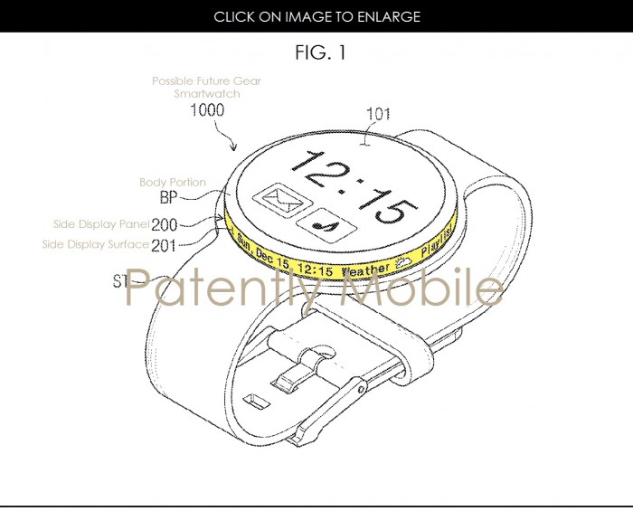 三星披露新專利 智能手表可搭載第二塊環(huán)形屏幕