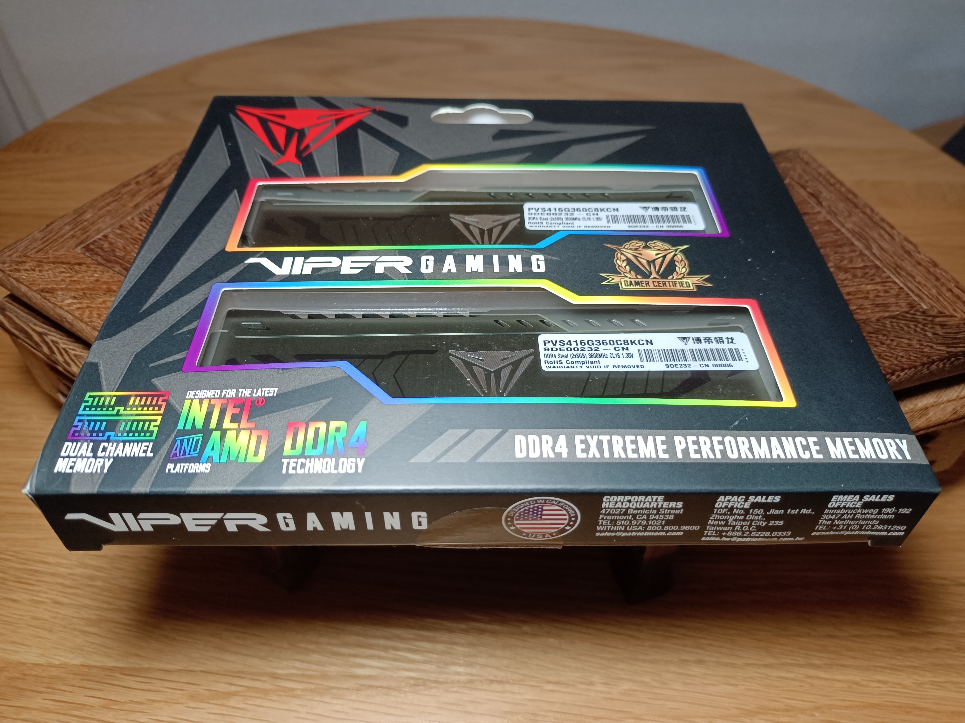 博帝蟒龍 DDR4 3600頻率鋼龍條臺式機內(nèi)存始終是穩(wěn)定的